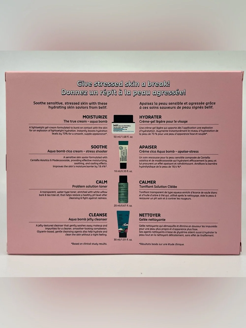 belif Aqua & Cica Bomb Hydration Oasis Set - Travel Size